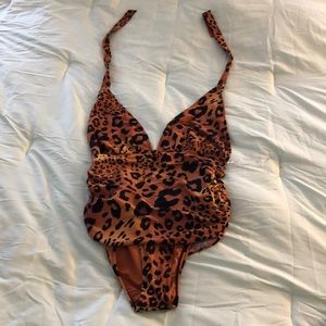 CHEETAH PRINT ONE PIECE